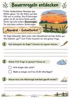 Vorschau - Stundenentwürfe - Wetter & Bauernregeln prüfen | Sachunterricht Klasse 3–4 mit Wettertagebuch - Seite 3