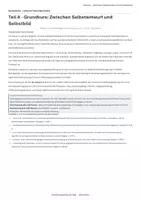 Vorschau - Arbeitsblätter - Selbstdarstellung und Selbstbild analysieren – Klausur + EWH | Pädagogik Q1/Q2 - Seite 1