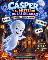 Vista previa - Hojas de trabajo - Cásper y el misterio de las sílabas - Portada