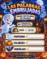 Vista previa - Hojas de trabajo - Cásper y el misterio de las sílabas - página 2