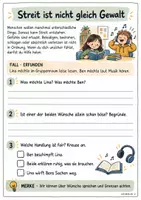 Vorschau - Arbeitsblätter - Streit fair lösen: Gefühle, Ich-Botschaften & Grenzen | Soziales Lernen Klasse 2–4 - Seite 1