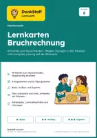 Vorschau - Arbeitsblätter - Bruchrechnung Klasse 6 Komplettpaket mit Lösungen - Seite 1