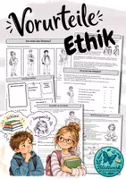 Vorschau - Unterrichtsreihen - Vorurteile Ethik Klasse 3,4, Arbeitsblätter, Unterrichtsreihe - Deckblatt