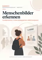 Vorschau - Arbeitsblätter - Menschenbilder in Leitbildern erkennen – Klausur + EWH | Pädagogik Q1/Q2 - Deckblatt