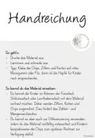 Vorschau - Fördermaterial/Inklusion - Ziffern und Chips Montessori Legematerial Kl.1 - Seite 1