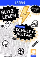 Vorschau - Arbeitsblätter - Blitzlesen Schule & Alltag – Lesetempo & Leseflüssigkeit trainieren (Kl. 2-3) - Deckblatt