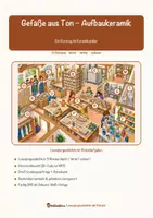 Vorschau - Arbeitsblätter - Gefäße aus Ton – Aufbaukeramik – Lesespurgeschichte mit Rätselaufgaben (Klasse 5) - Seite 1