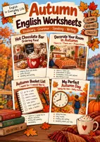 Vorschau - Arbeitsblätter - Autumn English work sheets (Grade 5/6) - Deckblatt