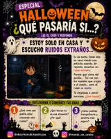 Vista previa - Hojas de trabajo - Especial Halloween: Qué pasaría si... - página 1