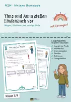 Vorschau - Unterrichtsreihen - Unser Ort im Porträt: Arbeitsblätter Sachunterricht 3/4 – 41 Seiten mit Lösungen - Seite 1