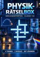 Vorschau - Stationenlernen - Physik-Rätselbox Klasse 7/8 – Kreuzworträtsel mit Lösungen - Deckblatt