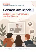 Vorschau - Stundenentwürfe - Lernen am Modell erklären – Unterrichtsstunde | Pädagogik Oberstufe - Deckblatt