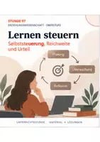 Vorschau - Stundenentwürfe - Selbstreguliertes Lernen fördern – Unterrichtsstunde | Pädagogik Oberstufe - Deckblatt