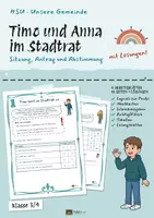 Vorschau - Unterrichtsreihen - So entscheidet der Stadtrat: Arbeitsblätter Sachunterricht 3/4, 41 S. + Lösungen - Deckblatt