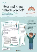 Vorschau - Unterrichtsreihen - Lernzielkontrolle Gemeinde: Arbeitsblätter Sachunterricht 3/4, 39 S. + Lösungen - Deckblatt