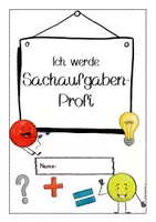 Vorschau - Stationenlernen - Sachaufgaben - Übungsheft - Mathe - Seite 1