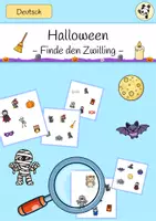 Vorschau - Spiele - Finde den Zwilling - Halloween - Deckblatt