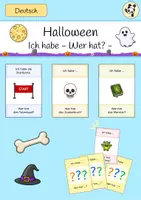Vorschau - Spiele - Halloween - Ich habe - wer hat? - Deckblatt