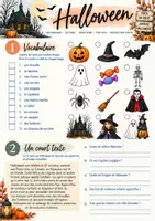 Vorschau - Arbeitsblätter - 🎃 Halloween en français - Seite 1