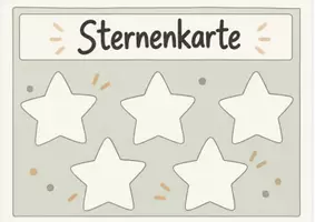 Vorschau - Bildkarten - Sternenkarte für Sternstunden - reward card - Seite 1