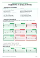 Vista previa - Hojas de trabajo - EJERCICIOS PRÁCTICOS DE LENGUAJE MUSICAL - página 1