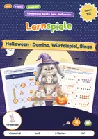 Vorschau - Arbeitsblätter - Halloween-Lernspiele für kmE | Domino, kooperatives Würfelspiel, Bingo | Zahlen und Rechnen bis 10 | Klasse 1-2 - Deckblatt