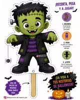 Vista previa - Manualidades / Dibujos para colorear - Marionetas terroríficas - página 1