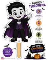 Vista previa - Manualidades / Dibujos para colorear - Marionetas terroríficas - página 3