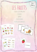 Aperçu - Fiches - Affiches & Vocabulaire: Les fruits - Page de couverture