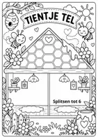 Voorbeeld - Splitsen tot 6 – Wandplaten en visueel oefenen met getalbeelden - Pagina 2