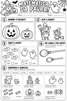 anteprima - Esercizi - scheda matematica prima tema halloween - Pagina di copertina