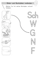 Vorschau - Unterrichtsreihen - Arbeitsblätter Anlaute (Buchstabendschungel) - Seite 1