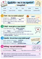 Vorschau - Arbeitsblätter - Gedichte - Was ist das eigentlich? (Einstieg/Vorwissen, Merkmale) - Seite 1