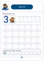 Vorschau - Arbeitsblätter - Zahlen 1–10 schreiben lernen – Klasse 1 - Seite 3