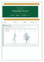 Vorschau - Prüfungsvorbereitung - Fotosynthese: C3 vs. C4 im Klimawandel - Deckblatt