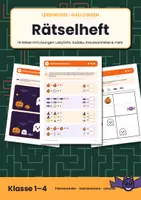 Vorschau - Arbeitsblätter - Halloween Rätselheft Klasse 1 bis 4 - Deckblatt