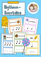Vorschau - Arbeitsblätter - Paket Rhythmusbausteine, Rhythmusbausteine Musikunterricht - Seite 1
