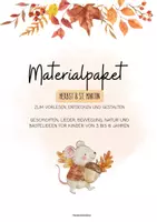 Vorschau - Bildkarten - Herbst & St. Martin – Materialpaket für Kita & Kindergarten - Seite 1