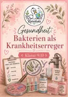 Vorschau - Arbeitsblätter - Gesundheit: Viren als Krankheitserreger – Arbeitsblatt mit Lösung | Klasse 9/10 - Deckblatt