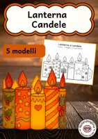 anteprima - Materiale per pittura e bricolage - Lanterna con candele – 5 modelli per l'inverno e il Natale - Pagina di copertina