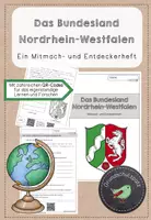Vorschau - Unterrichtsreihen - Selbstlern- und Entdeckerheft Bundesland Nordrhein-Westfalen (NRW) - Deckblatt