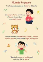 anteprima - Materiale di supporto/inclusione - Storie Sociali - Come gestire: La Paura. 5 storie su: Fermarsi, respirare e tornare calmi, per BES, DSA e autismo - Pagina 2