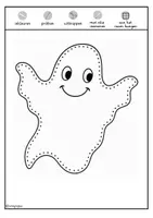 Voorbeeld - Afbeeldingskaarten - Halloween raamdecoratie spoken – prikkaarten - Pagina 2