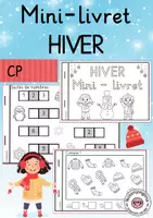 Aperçu - Feuilles d'exercices - Mini-livret hiver CP – travail en autonomie - Page de couverture