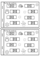 Aperçu - Feuilles d'exercices - Mini-livret hiver CP – travail en autonomie - Page 2