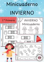 Vista previa - Hojas de trabajo - Minicuaderno de invierno para 1.º de Primaria: trabajo autónomo - Portada