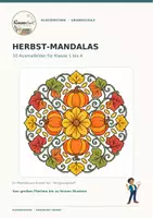 Vorschau - Mal- und Bastelvorlagen - Herbst-Mandalas für Klasse 1–4 | 10 Ausmalbilder für Freiarbeit und ruhige Arbeitsphasen - Deckblatt