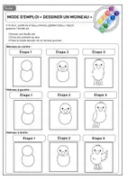 Aperçu - Matériel pour travaux manuels / dessin - Les trois moineaux – projet d'arts plastiques d'hiver - Page 3