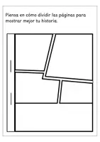 Vista previa - Hojas de trabajo - Plantillas para crear tu propio cómic - página 3