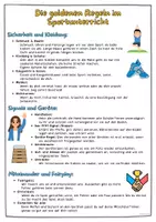 Vorschau - Poster - FREEBIE: Die Regeln im Sportunterricht: Klassenregeln, Sicherheit & Fairplay für die Sekundarstufe - Seite 1